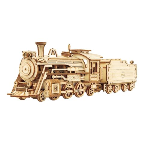 RoboTime 3D-Holzpuzzle Dampflokomotive