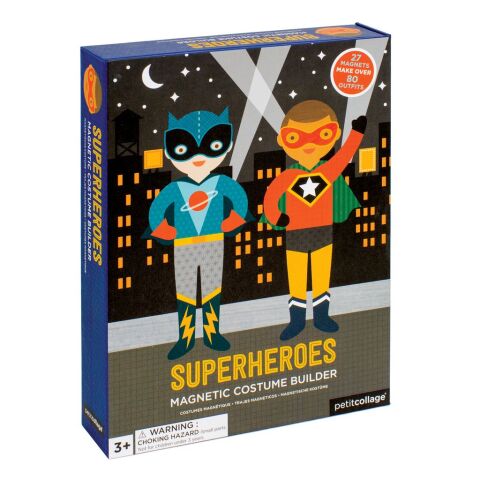 Petit Collage Magnetisches Puzzle - Superhelden