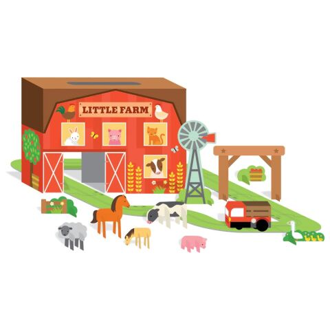 Petit Collage Kleiner Bauernhof Spielset
