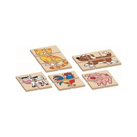Detoa Puzzle Tiere